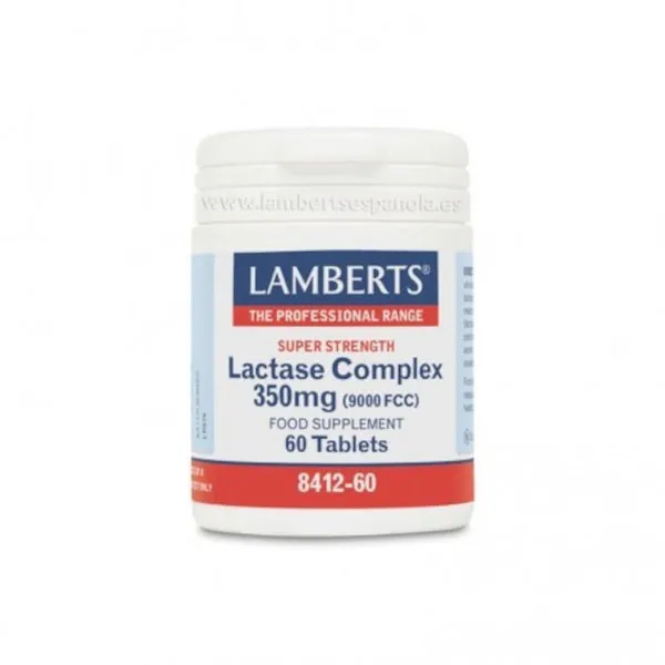 Lamberts Complejo de Lactasa 350 mg 60 Comprimidos