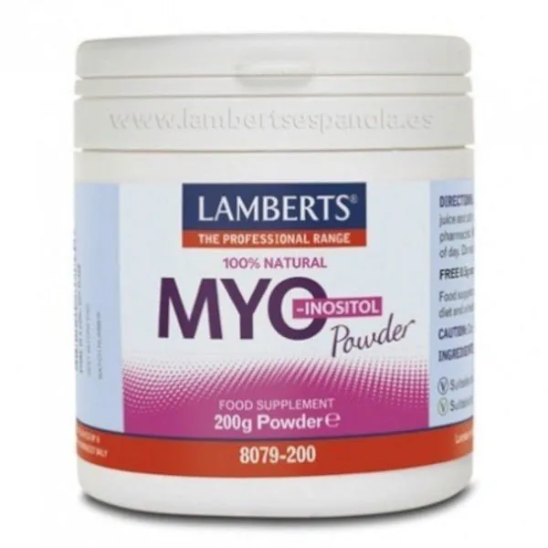 Lamberts Myo Inositol 100% Natural en Polvo 200 g