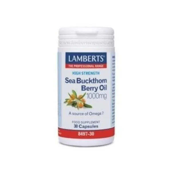 Lamberts Aceite del Fruto del Espino Amarillo 1000 mg 30 Cápsulas