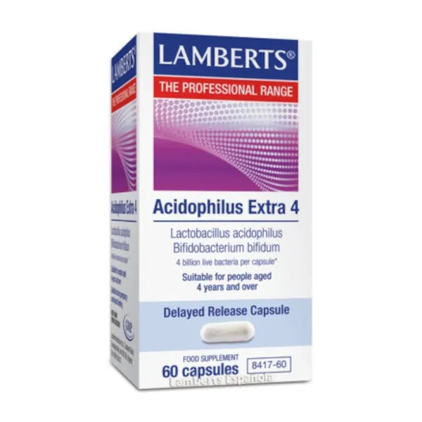 Lamberts Acidophilus Extra 4 60 Cápsulas