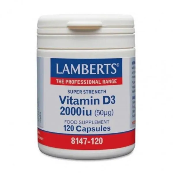 Lamberts Vitamina D 2000 UI 120 Cápsulas