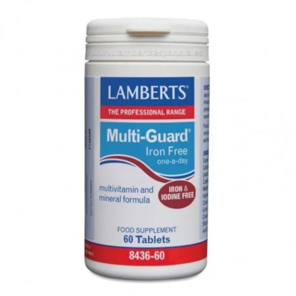 Lamberts Multiguard Iron Free 60 comprimidos