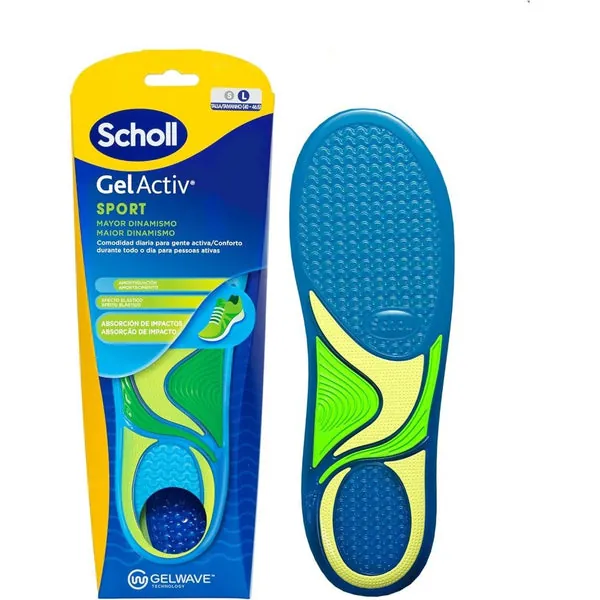 SCHOLL Plantilla Gel Activ Sport Hombre Talla 40 - 46.5