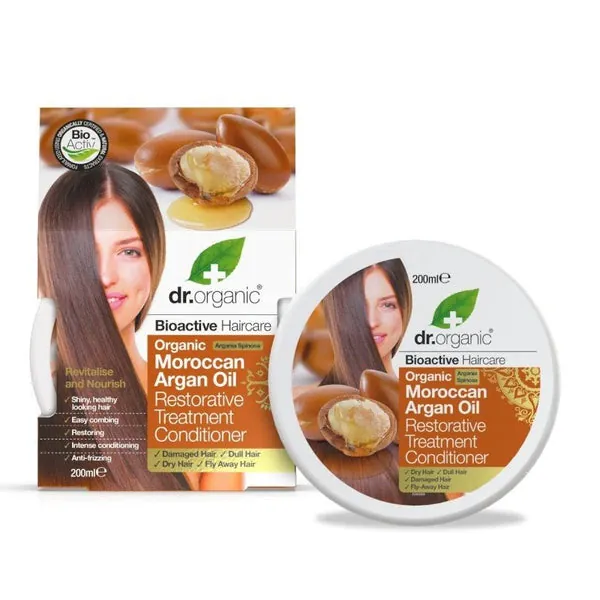 Dr. Organic Mascarilla Capilar de Aceite Argán 200 ml