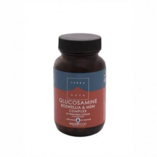 Terranova Glucosamina, Boswelia y MSM Complex 50 Cápsulas