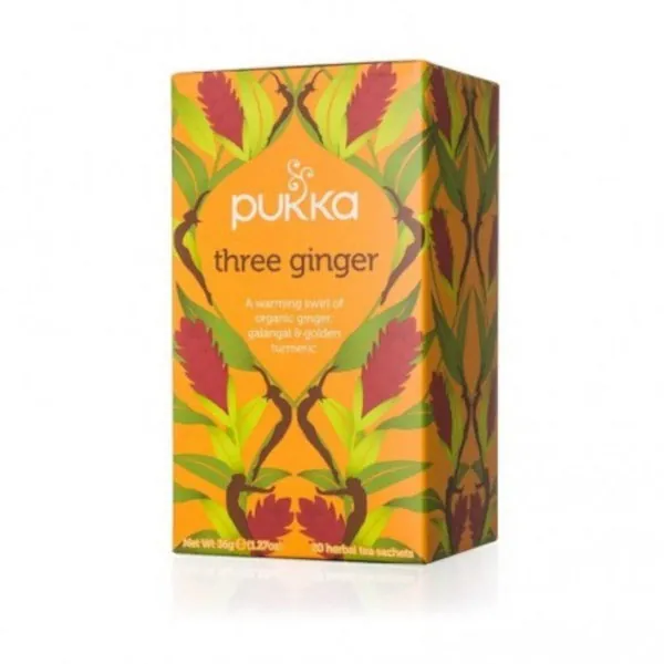Pukka Infusión Orgánica Tres Jengibres 20 Filtros