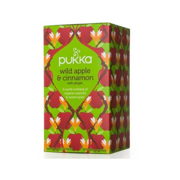 Pukka Infusión Orgánica Manzana, Canela y Jengibre 20 Filtros
