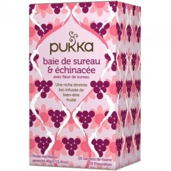 Pukka Infusión Orgánica Saúco y Equinácea 20 Filtros