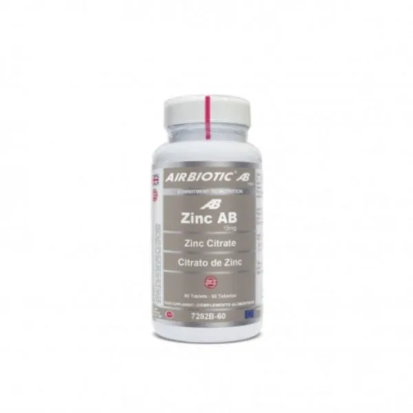 Airbiotic Zinc AB (Citrato) 15 mg 60 Comprimidos