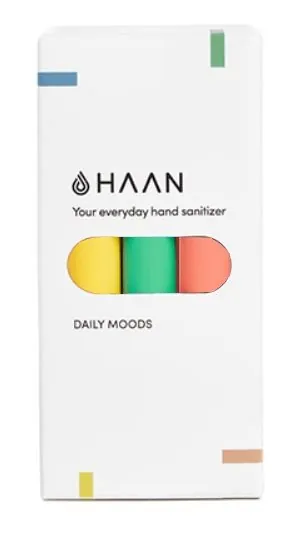 HAAN Higienizante de Manos Pack 3x30ml (Sunset Fleur, Citrus Noon y Dew of Dawn)