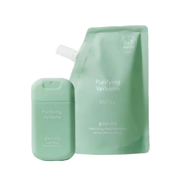 HAAN Refill Recambio de Higienizante de Manos Fragancia a Verbena 100ml