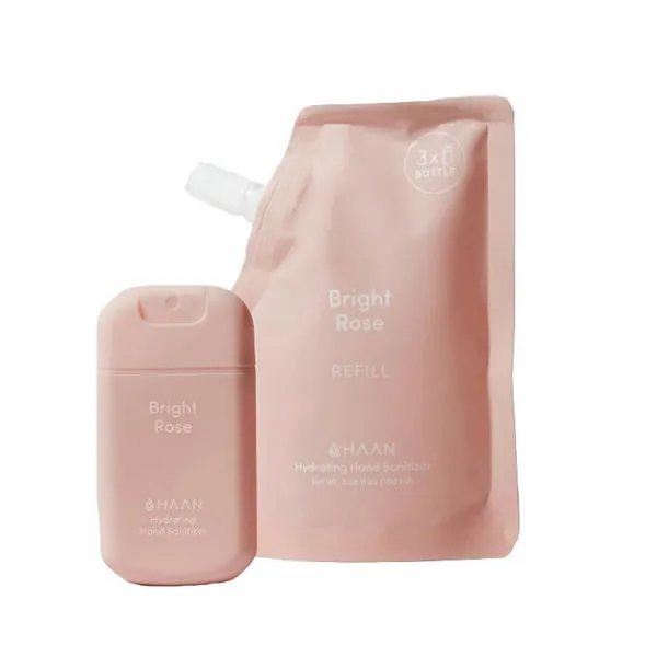 HAAN Refill Recambio de Higienizante de Manos Fragancia a Rosa 100ml