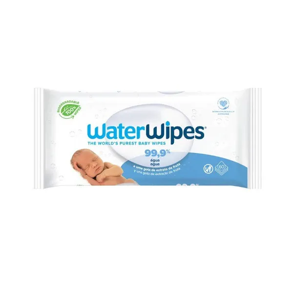 WaterWipes Toallitas de bebé 60 Unidades