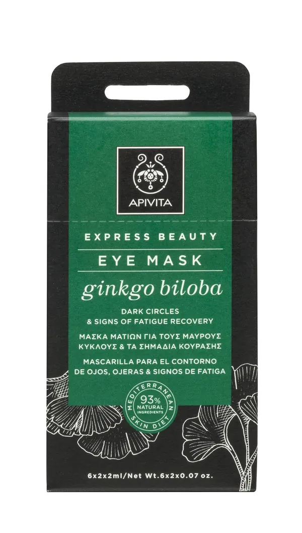 Apivita Mascarilla Ginkgo Biloba Contorno de Ojos 2x2ML