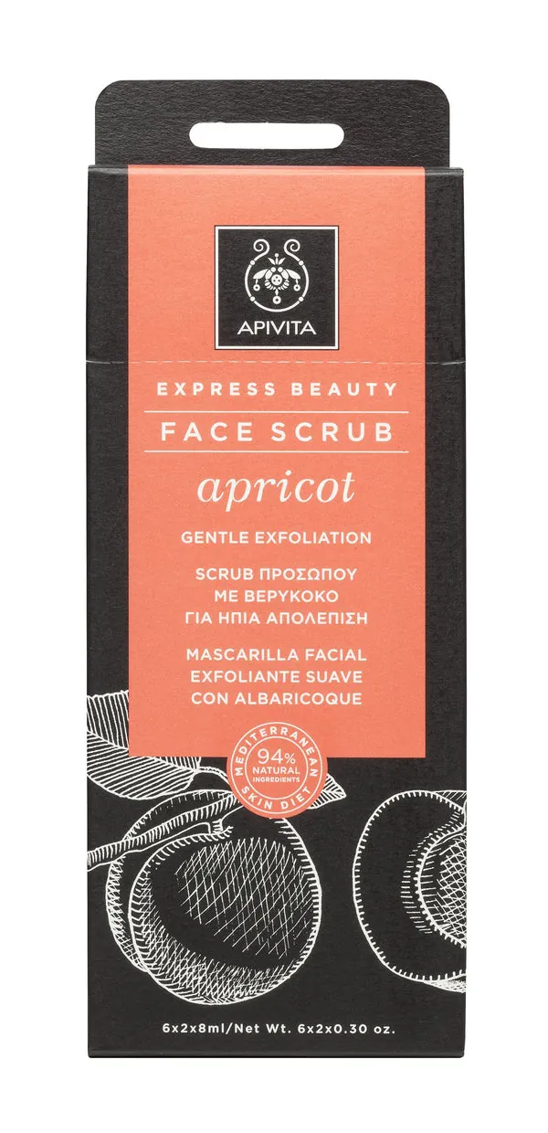 Apivita Mascarilla Facial Exfoliante Suave Apricot 2x8ML