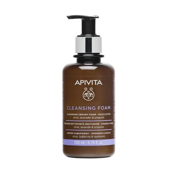 APIVITA Crema Espuma Limpiadora Rostro y Ojos 200ml