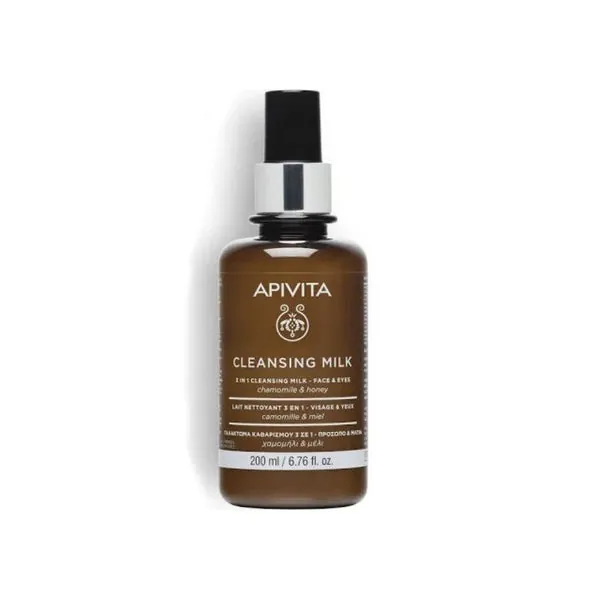APIVITA Leche Limpiadora 3 en 1 Rostro y Ojos 200ml
