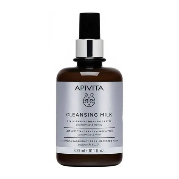 APIVITA Leche Limpiadora 3 en 1 Rostro y Ojos 300ml