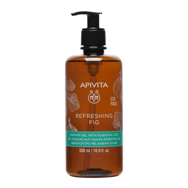 Apivita Gel de Baño Refreshing Fig Ecopack 500 ml