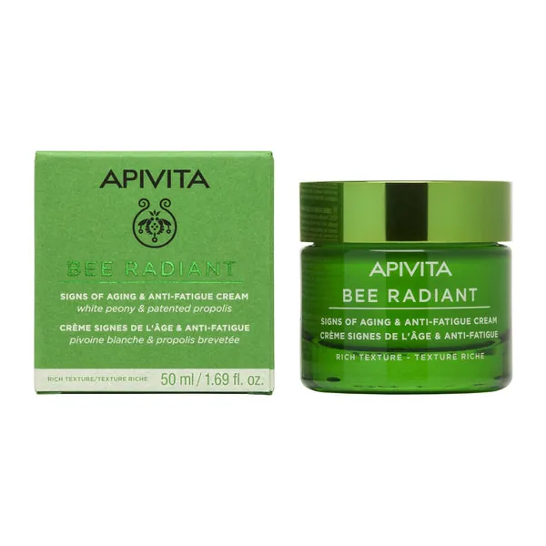 APIVITA Bee Radiant Gel-Crema Signos de la Edad & Antifatiga Textura Rica 50ml