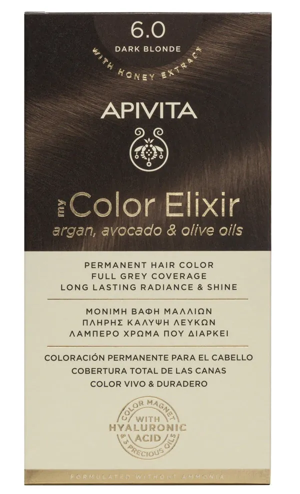 APIVITA Tinte 6.0 Rubio Oscuro My Color Elixir
