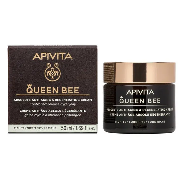 APIVITA Queen Bee Crema Regeneradora Antiedad Textura Rica 50ml