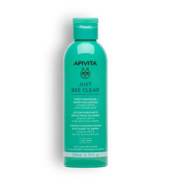 Apivita Just Bee Clear Loción Purificante Minimizadora de Poros 200 ml