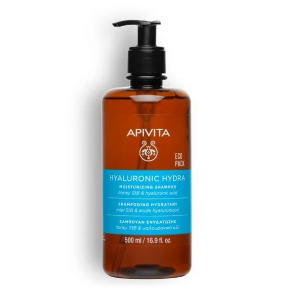 Apivita Champú Hyaluronic Hydra Ecopack 500 ml
