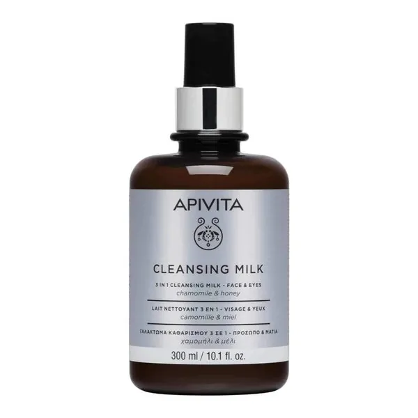 Apivita Leche Limpiadora 3 en 1 Rostro y Ojos 300 ml