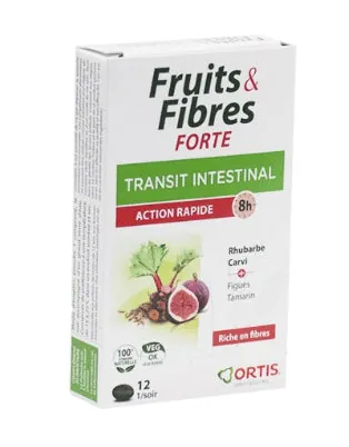 Ortis Frutas & Fibra Forte 12 Comprimidos