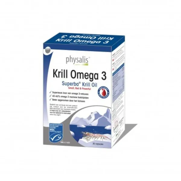 Physalis Krill Omega 3 30 Cápsulas