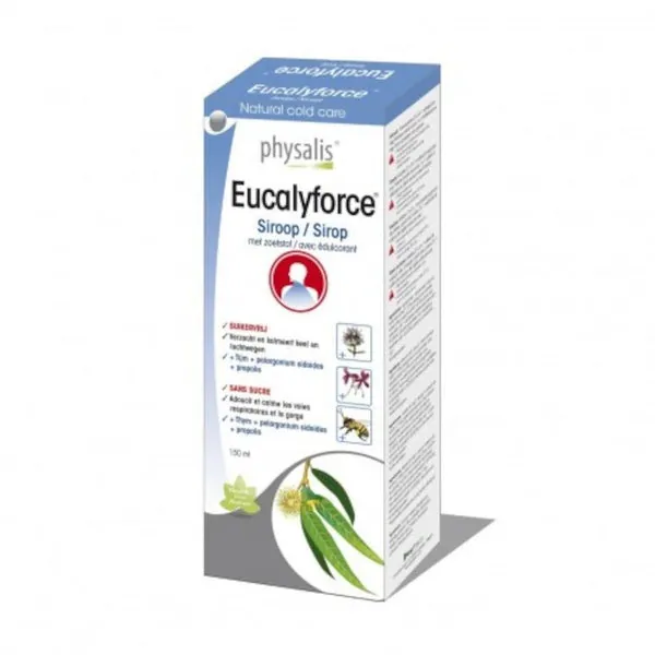 Physalis Eucalyforce Jarabe Sin Azúcar Bio 150 ml