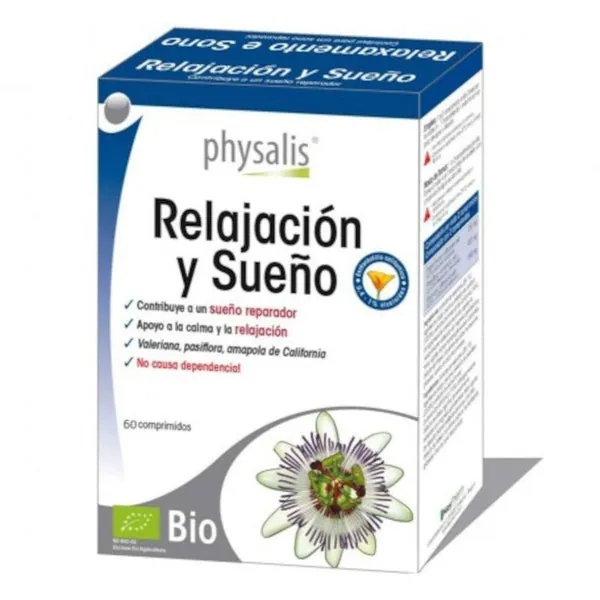 Physalis Relajación y Sueño Bio 45 Comprimidos