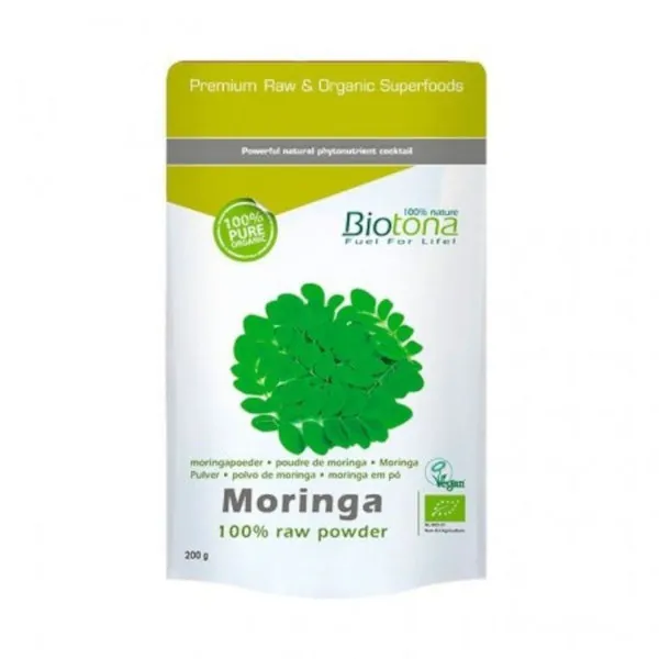 Biotona Polvo de Moringa Bio 200 g