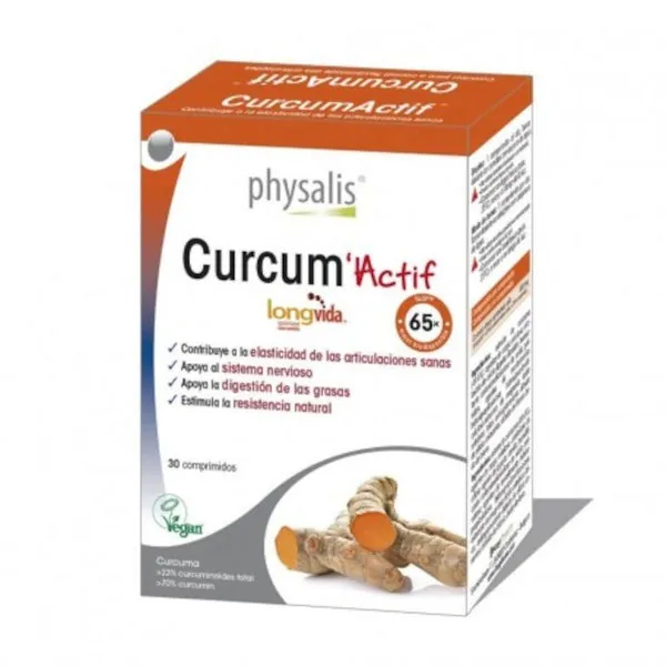 Physalis Curcum Actif 30 Comprimidos