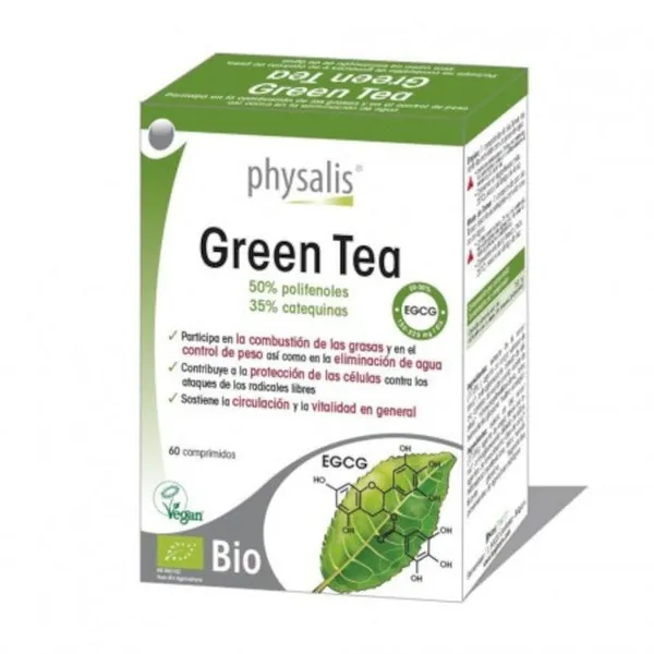 Physalis Té Verde Bio 60 Comprimidos