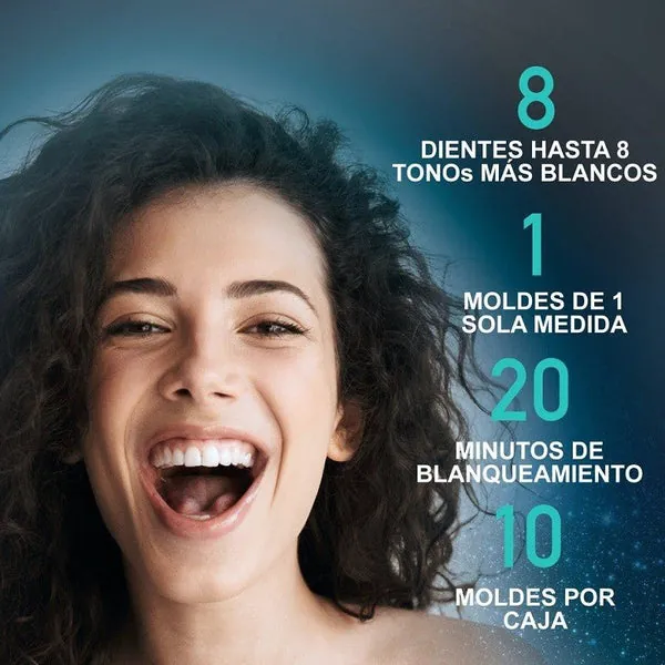 iWHITE Diamond Kit de Blanqueamiento Dental 10 moldes