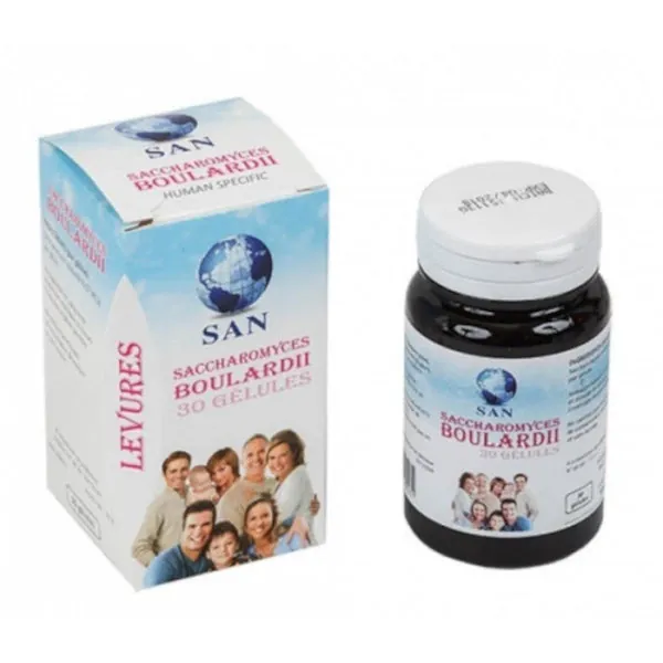 Probioticos San Saccharomyces Boulardi 60 Cápsulas