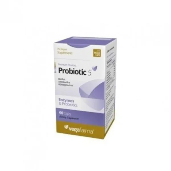 Vegafarma Probiotic 5 60 Cápsulas