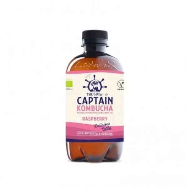 Captain Kombucha Frambuesa Bio 400 ml