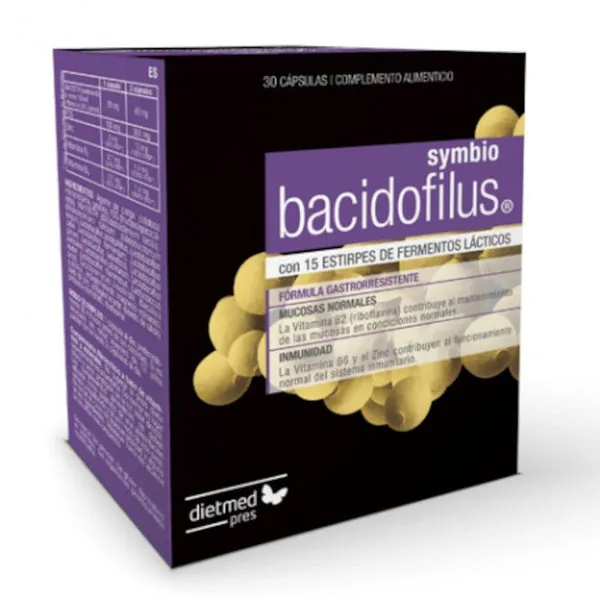 Dietmed Bacidofilus Symbio 30 Cápsulas