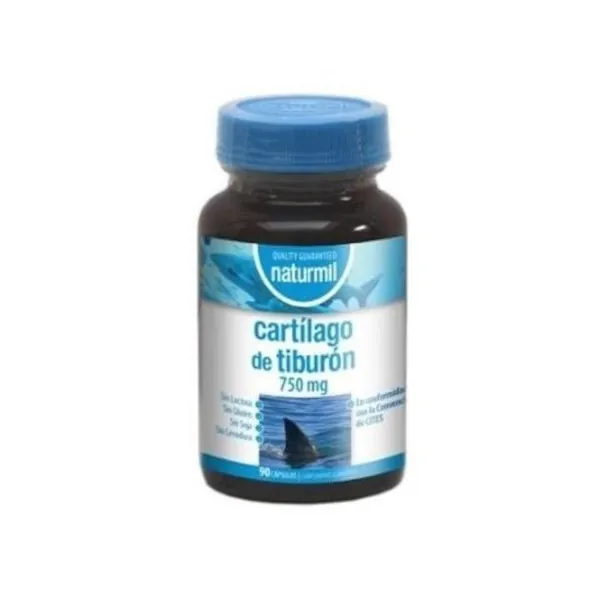 Naturmil Cartilago de Tiburón 750 mg 90 Cápsulas