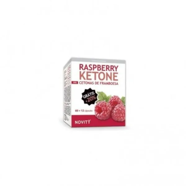 Novity Raspberry Ketone Frambuesa 60+12 Cápsulas