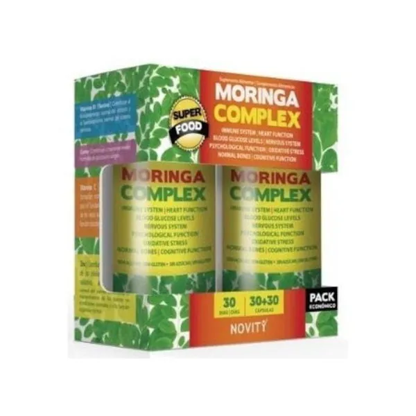 Novity Moringa Complex Pack 2x30 Cápsulas