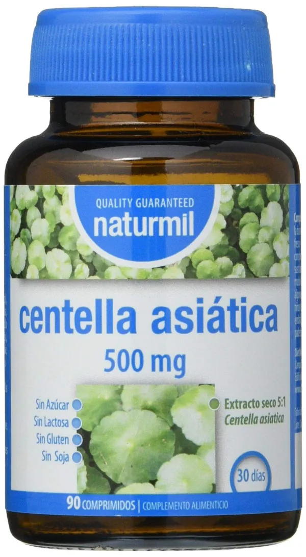 Naturmil Centella Asiática 500 Mg 90 Comprimidos