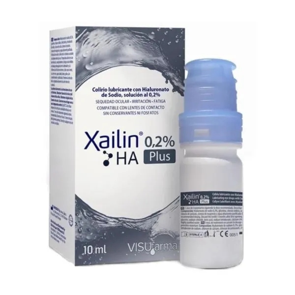 XAILIN Plus Colirio Lubricante Ocular (0,2% HA) 10ml