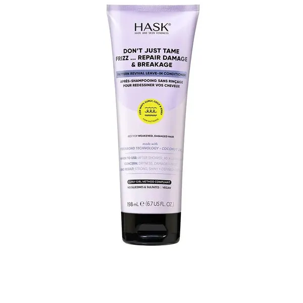 Hask Acondicionador Sin Aclarado Anti Encrespamiento 198ml