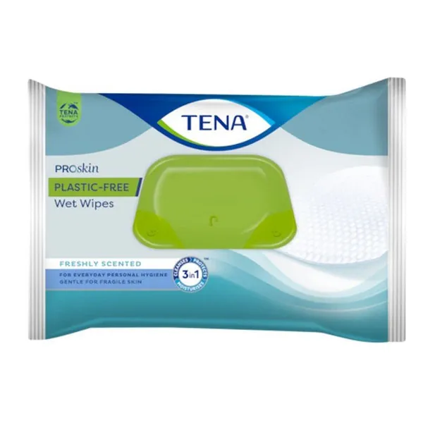 TENA ProSkin Toallitas Húmedas Sin Plástico 48uds