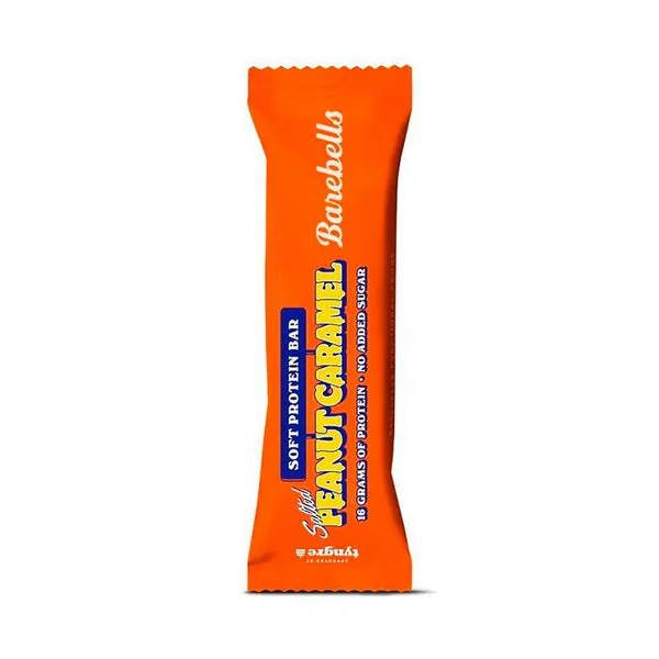 BAREBELLS Barrita Cacahuete Caramelo Snack Proteico 55g
