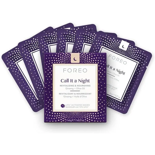 Foreo Mascarillas UFO y UFO 2 Call it a Night 7 unidades